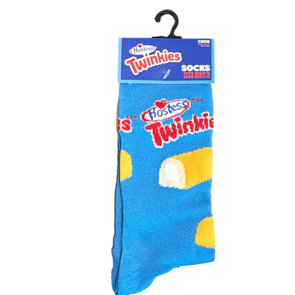 3/$18 Hostess Twinkies Novelty Crew Socks NWT